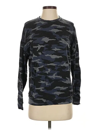 Pre-owned Athleta Long Sleeve T-shirt In Blue