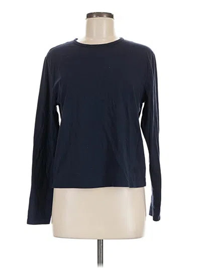 Pre-owned Athleta Long Sleeve T-shirt In Blue
