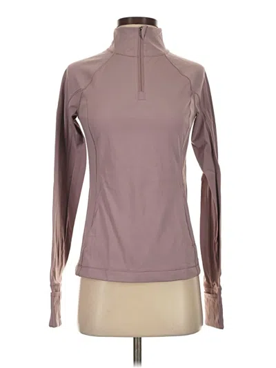 Pre-owned Athleta Long Sleeve T-shirt In Brown