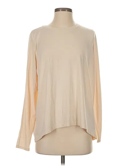 Pre-owned Athleta Long Sleeve T-shirt In Brown