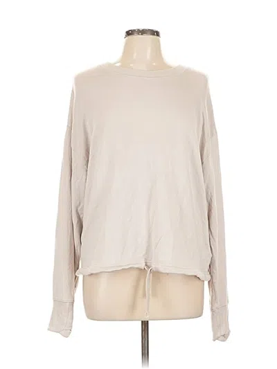 Pre-owned Athleta Long Sleeve T-shirt In Brown