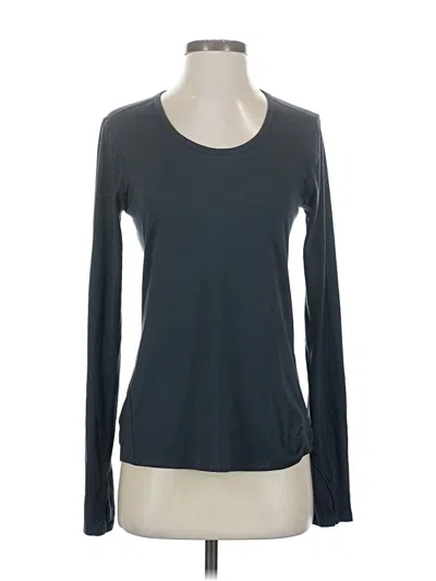 Pre-owned Athleta Long Sleeve T-shirt In Gray