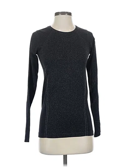 Pre-owned Athleta Long Sleeve T-shirt In Gray