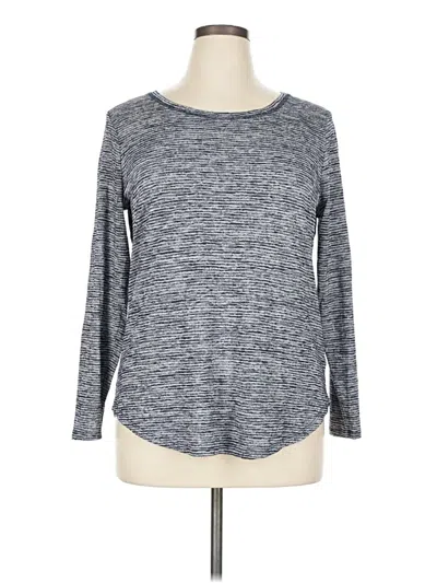 Pre-owned Athleta Long Sleeve T-shirt In Gray