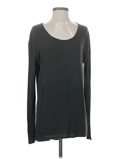 Pre-owned Athleta Long Sleeve T-shirt In Gray