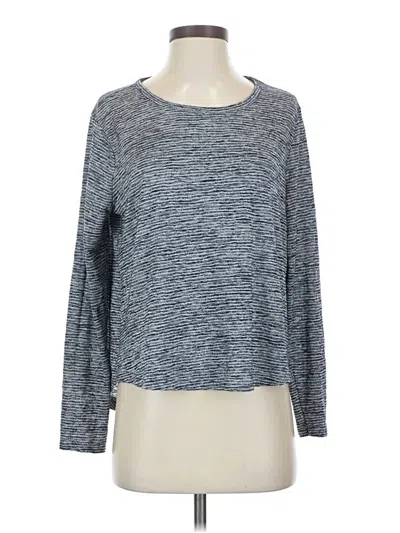 Pre-owned Athleta Long Sleeve T-shirt In Gray
