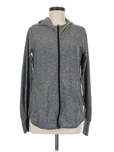 Pre-owned Athleta Long Sleeve T-shirt In Gray