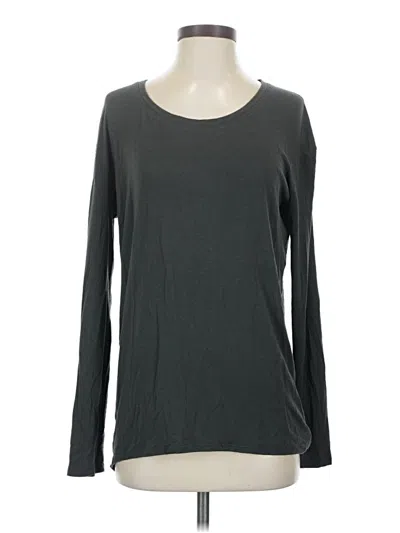 Pre-owned Athleta Long Sleeve T-shirt In Gray