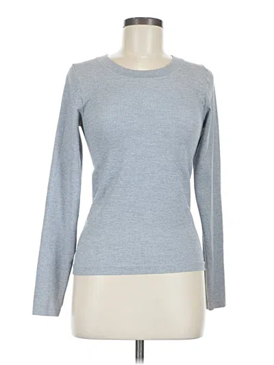 Pre-owned Athleta Long Sleeve T-shirt In Gray