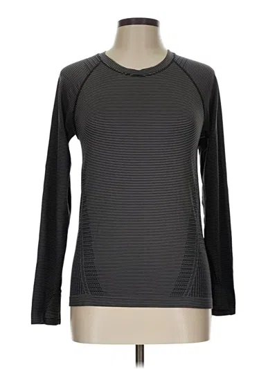 Pre-owned Athleta Long Sleeve T-shirt In Gray