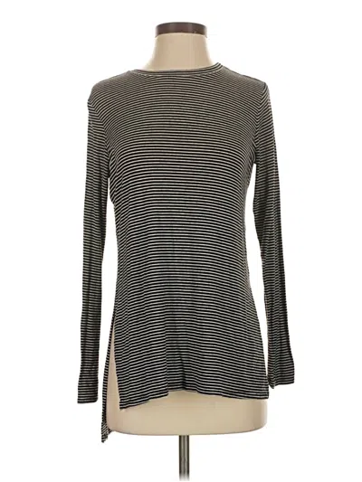 Pre-owned Athleta Long Sleeve T-shirt In Gray