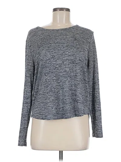 Pre-owned Athleta Long Sleeve T-shirt In Gray