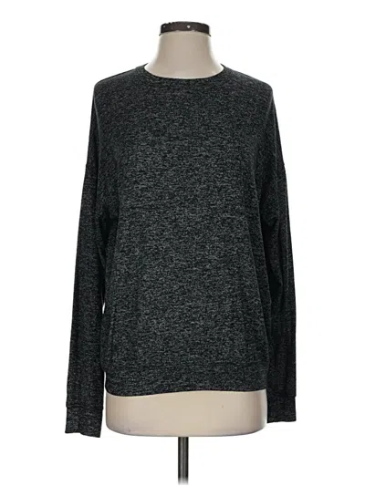 Pre-owned Athleta Long Sleeve T-shirt In Gray