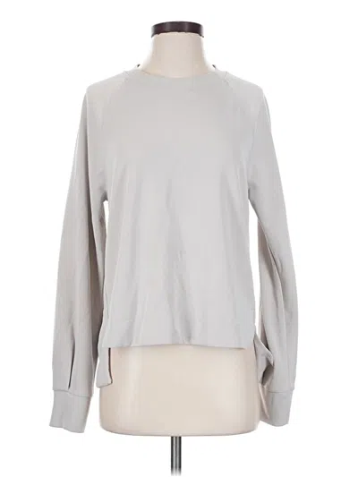 Pre-owned Athleta Long Sleeve T-shirt In Gray