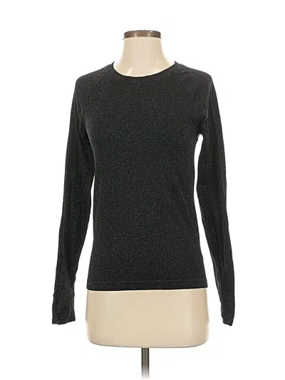 Pre-owned Athleta Long Sleeve T-shirt In Gray