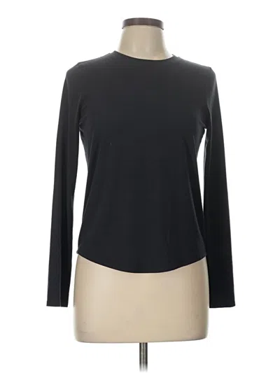 Pre-owned Athleta Long Sleeve T-shirt In Gray