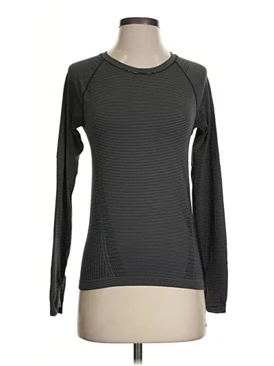 Pre-owned Athleta Long Sleeve T-shirt In Gray