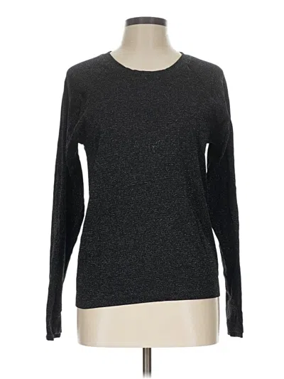 Pre-owned Athleta Long Sleeve T-shirt In Gray