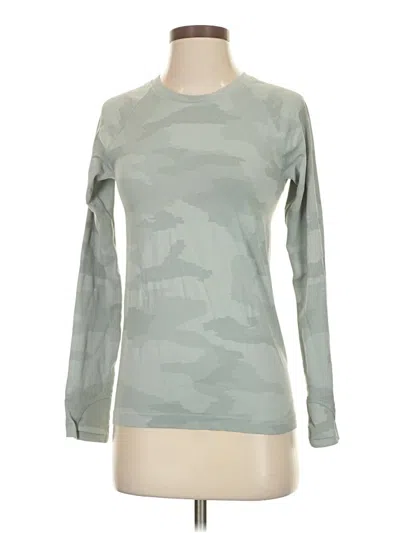 Pre-owned Athleta Long Sleeve T-shirt In Green