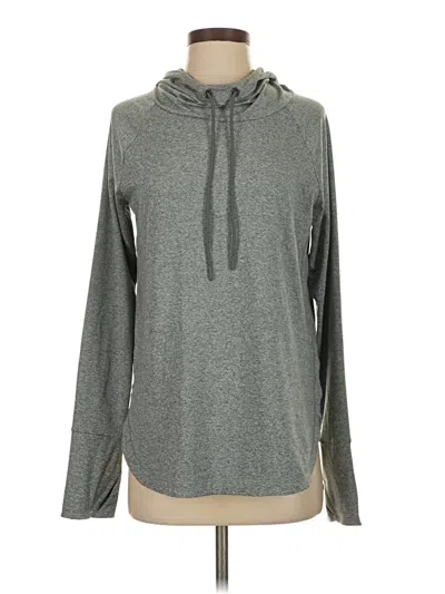 Pre-owned Athleta Long Sleeve T-shirt In Green