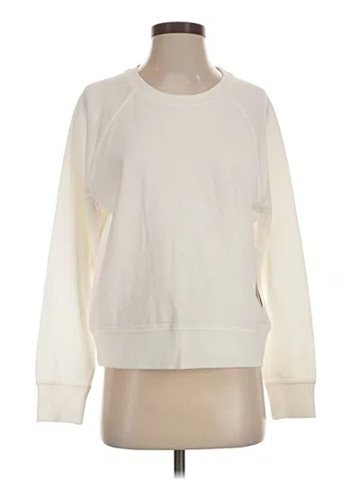 Athleta Long Sleeve T-shirt In Ivory