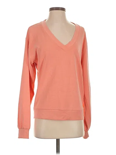 Pre-owned Athleta Long Sleeve T-shirt In Orange