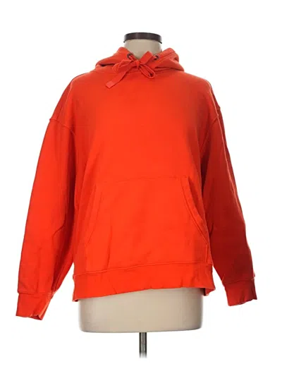 Pre-owned Athleta Long Sleeve T-shirt In Orange