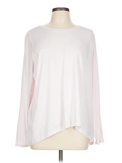 Pre-owned Athleta Long Sleeve T-shirt In Pink