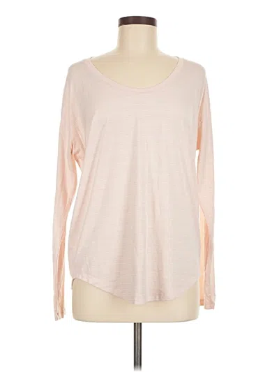 Pre-owned Athleta Long Sleeve T-shirt In Pink