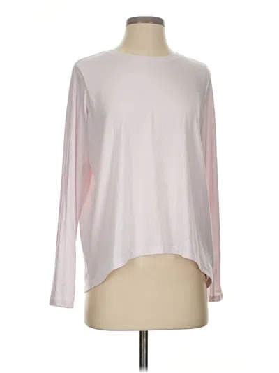 Pre-owned Athleta Long Sleeve T-shirt In Pink
