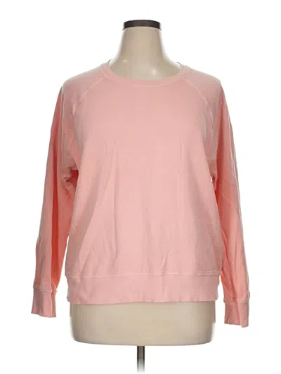 Pre-owned Athleta Long Sleeve T-shirt In Pink