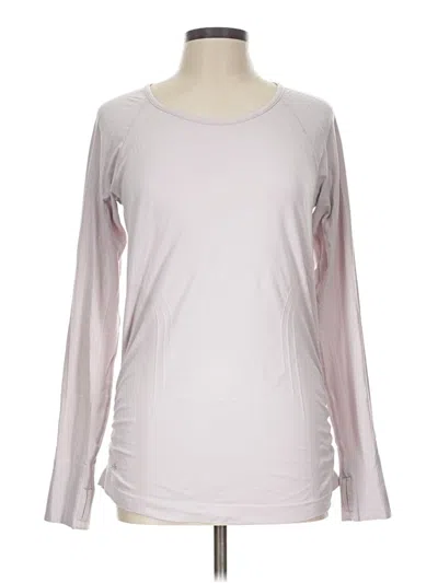Pre-owned Athleta Long Sleeve T-shirt In Pink