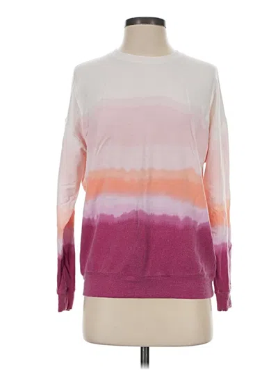 Pre-owned Athleta Long Sleeve T-shirt In Pink