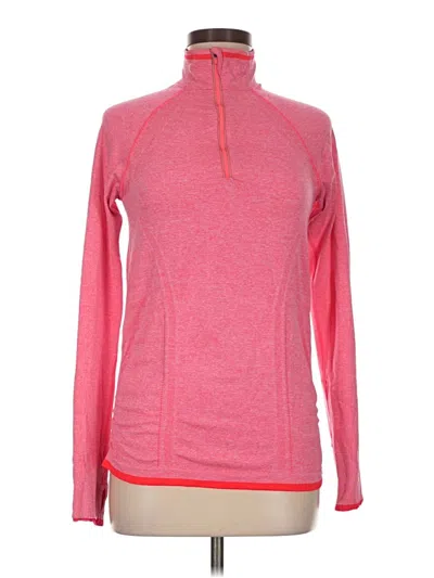 Pre-owned Athleta Long Sleeve T-shirt In Pink