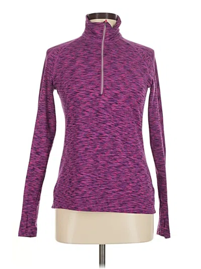 Pre-owned Athleta Long Sleeve T-shirt In Purple