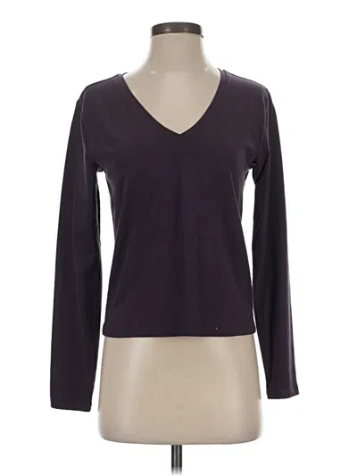 Pre-owned Athleta Long Sleeve T-shirt In Purple