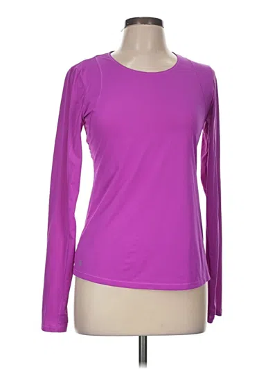 Pre-owned Athleta Long Sleeve T-shirt In Purple