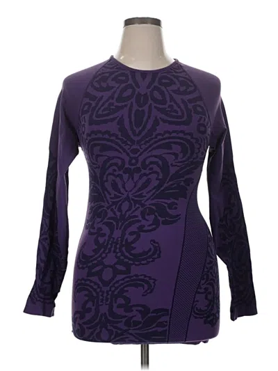 Pre-owned Athleta Long Sleeve T-shirt In Purple