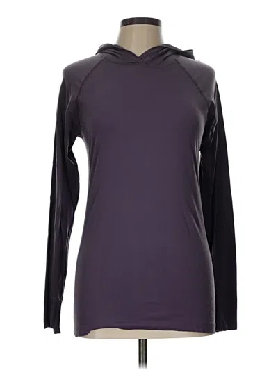 Pre-owned Athleta Long Sleeve T-shirt In Purple