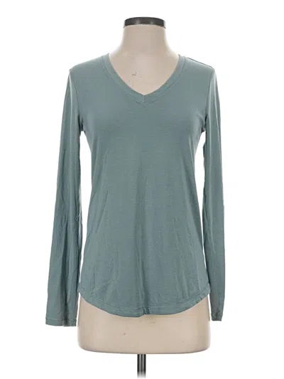 Pre-owned Athleta Long Sleeve T-shirt In Teal