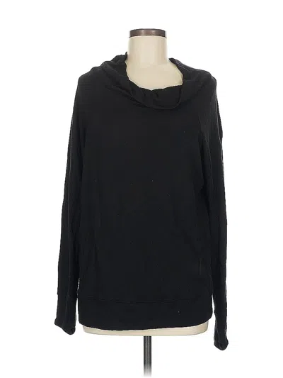 Pre-owned Athleta Long Sleeve Turtleneck In Black