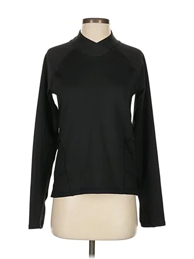 Pre-owned Athleta Long Sleeve Turtleneck In Black