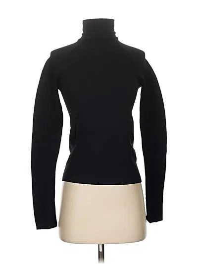 Pre-owned Athleta Long Sleeve Turtleneck In Black