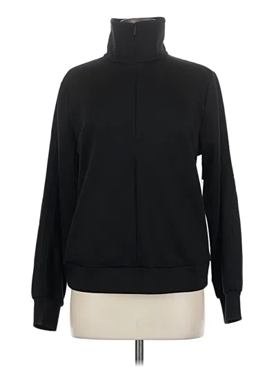 Pre-owned Athleta Long Sleeve Turtleneck In Black