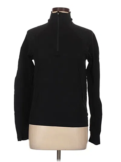Pre-owned Athleta Long Sleeve Turtleneck In Black