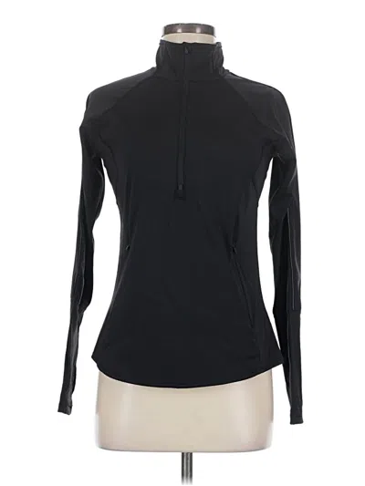 Pre-owned Athleta Long Sleeve Turtleneck In Black
