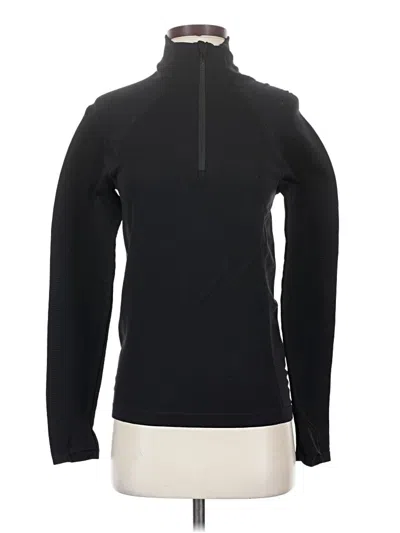 Pre-owned Athleta Long Sleeve Turtleneck In Black