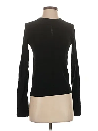 Pre-owned Athleta Long Sleeve Turtleneck In Black