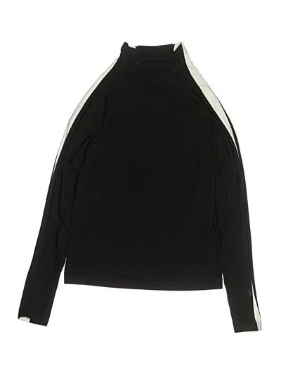 Pre-owned Athleta Kids' Long Sleeve Turtleneck In Black