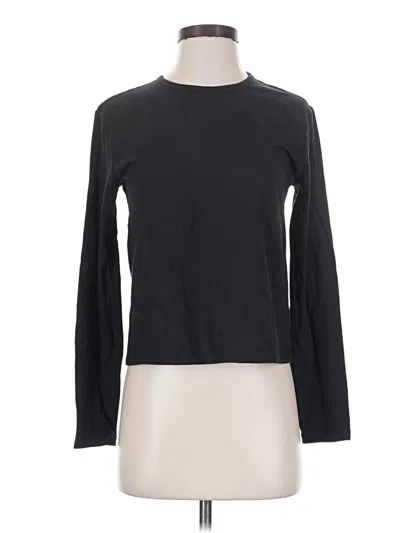 Pre-owned Athleta Long Sleeve Turtleneck In Black